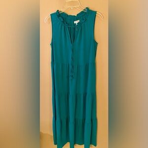 Max Studio Sleeveless Green Maxi Dress